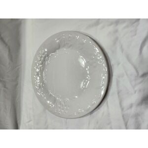Vintage‎ Gibson  Fruit Dinner Plates Set Of 2  White